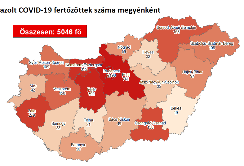 1 új beteg Csongrád-Csanádban