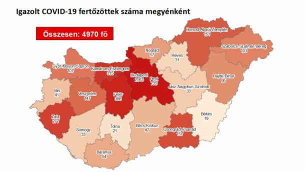 Egy új beteget regisztráltak Csongrád-Csanádban