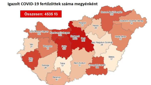 Egy új fertőzött Csongrád-Csanádban