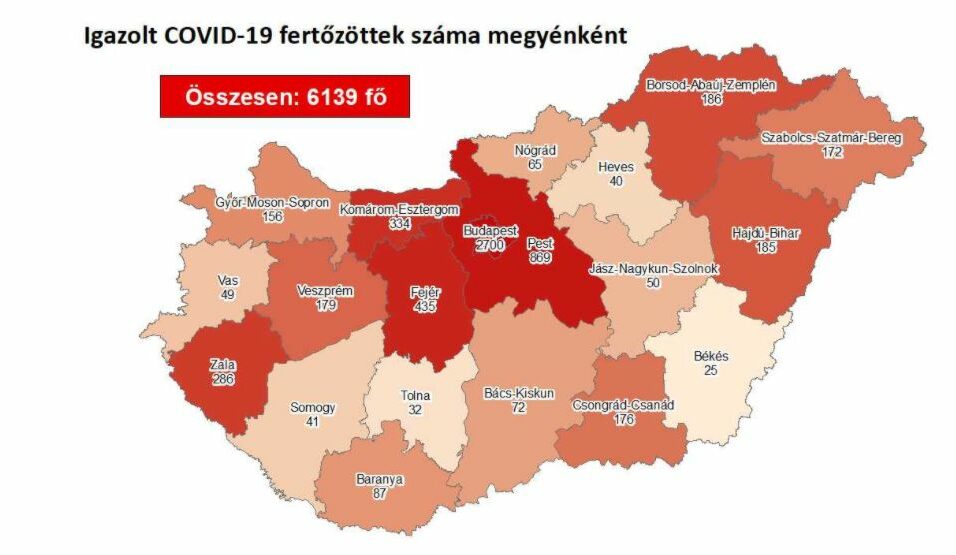 Hat új koronavírusos beteg Csongrád-Csanádban