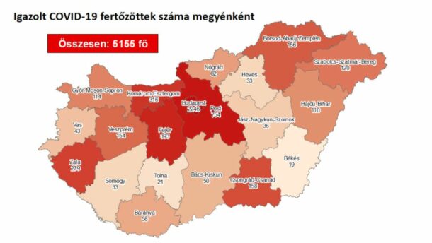 Nincs új koronavírusos beteg a megyében 1