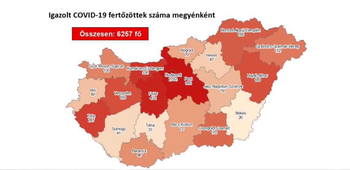 118 fővel emelkedett a beazonosított fertőzöttek száma