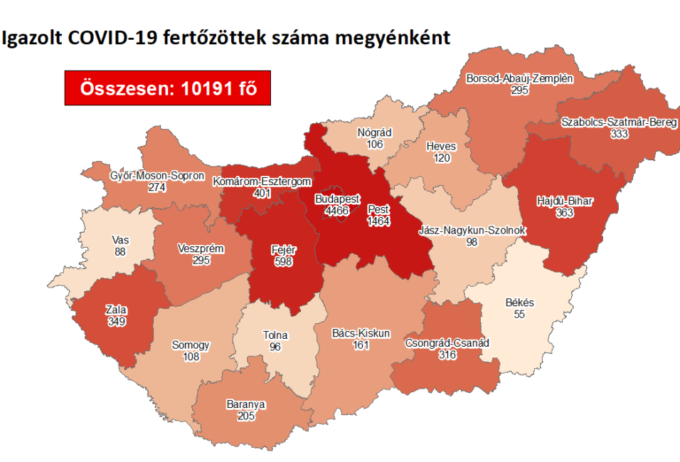 16 új beteg Csongrád-Csanádban