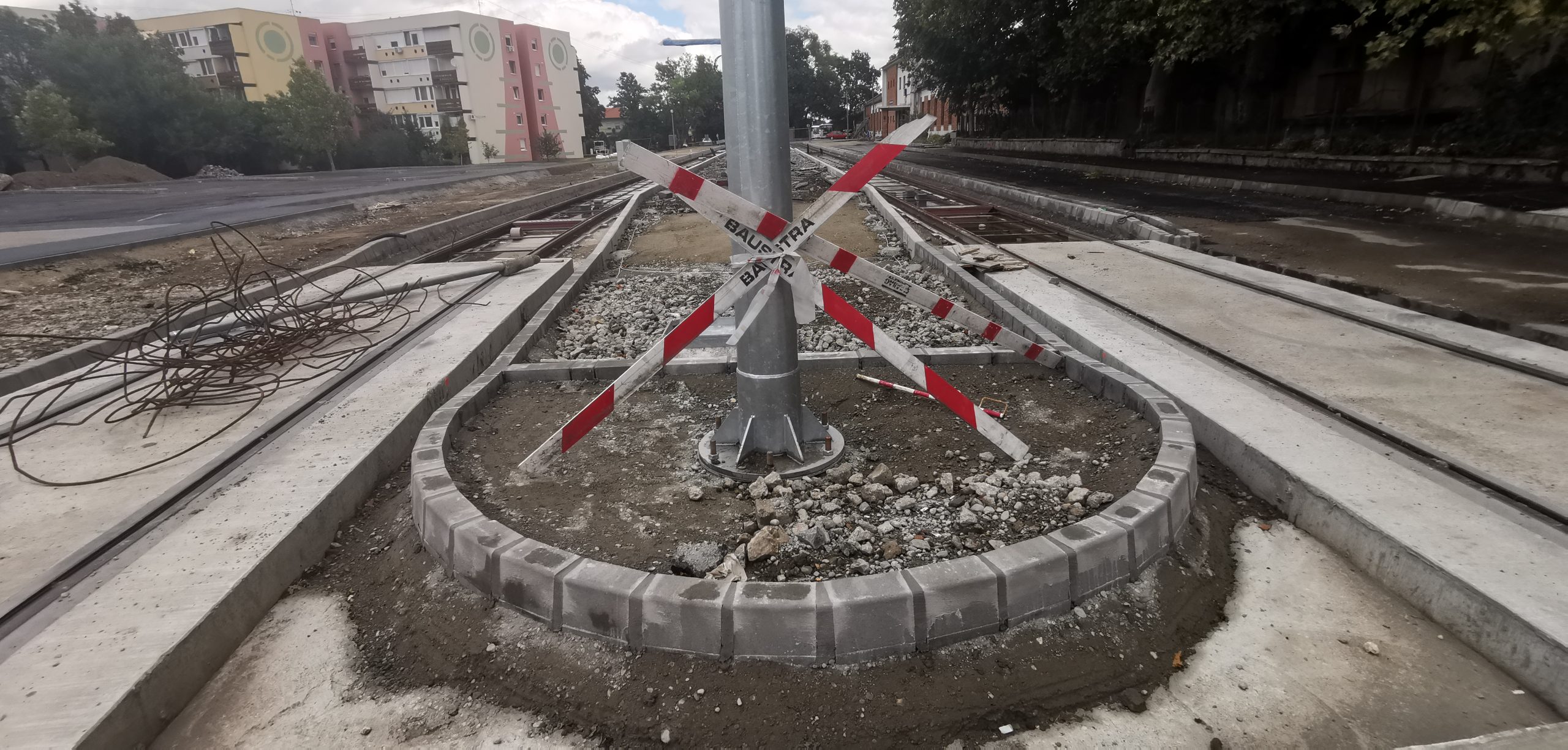 A Nagyállomás környékén folynak komolyabb építési munkálatok a tram-train beruházásban 5