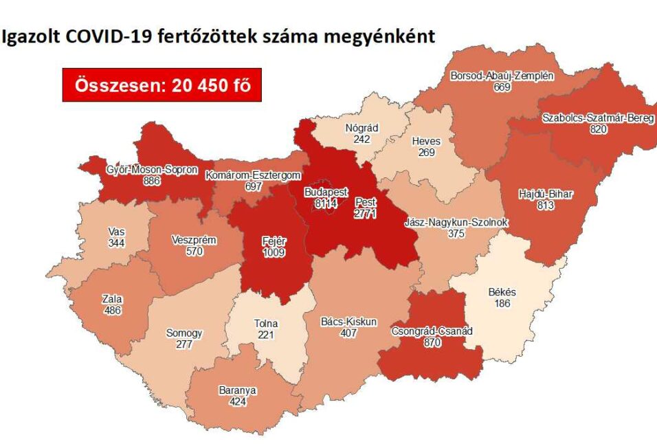 Egyre közelebb a napi 100 új fertőzötthöz Csongrád-Csanád