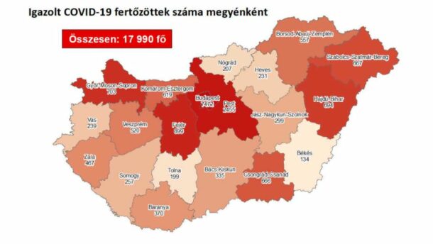 Ismét nőtt a megyei fertőzöttek száma 1