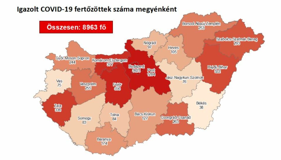 Négy új beteg a megyében