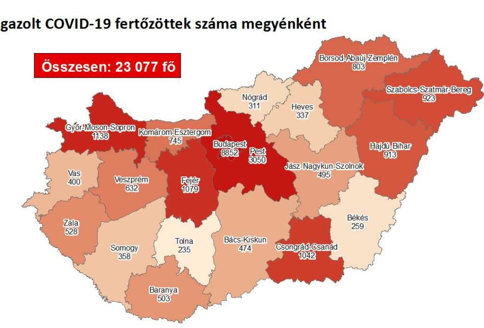 Nincs lassulás: újabb 40 fertőzött a megyében