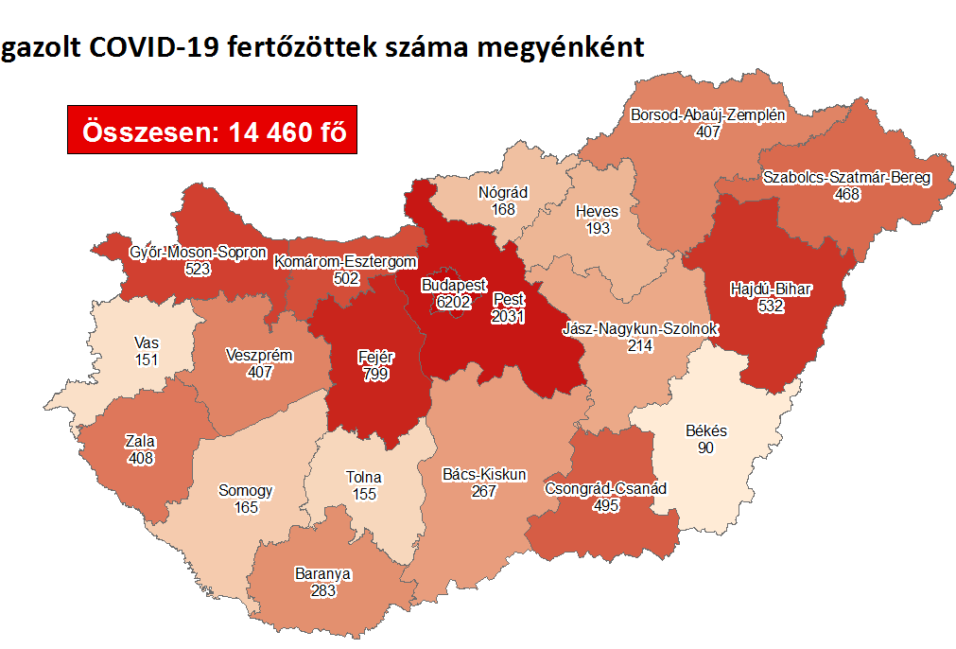 Újabb 19 ember kapta el a vírus Csongrád-Csanádban