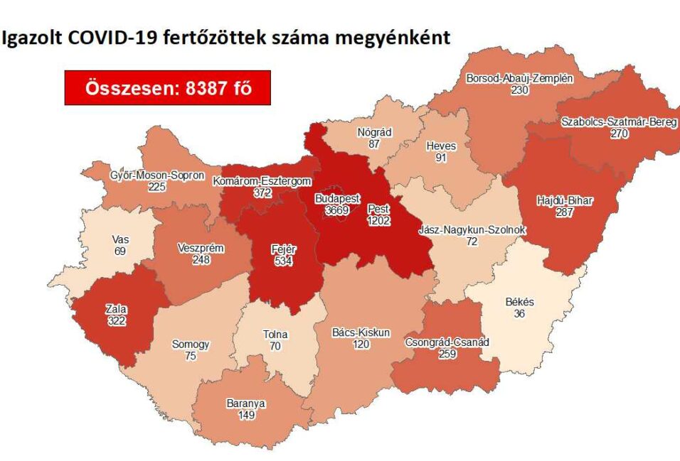 Újabb 28 beteg megyénkben