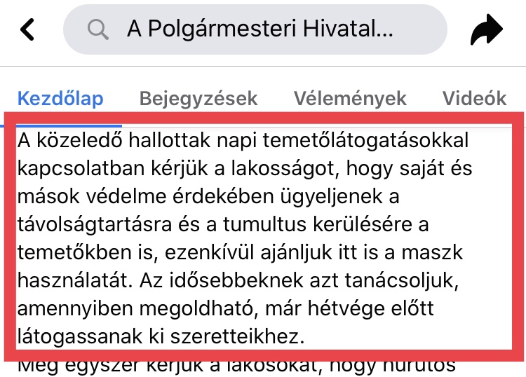 A polgármesteri hivatal fele home office-ban van