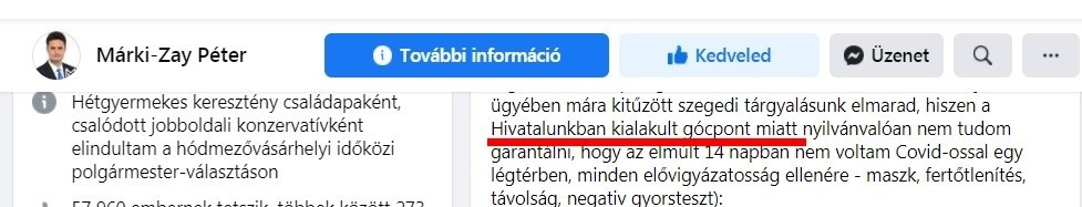 Covid-gócponttá vált a vásárhelyi hivatal - Márki-Zayék csak maszatolnak