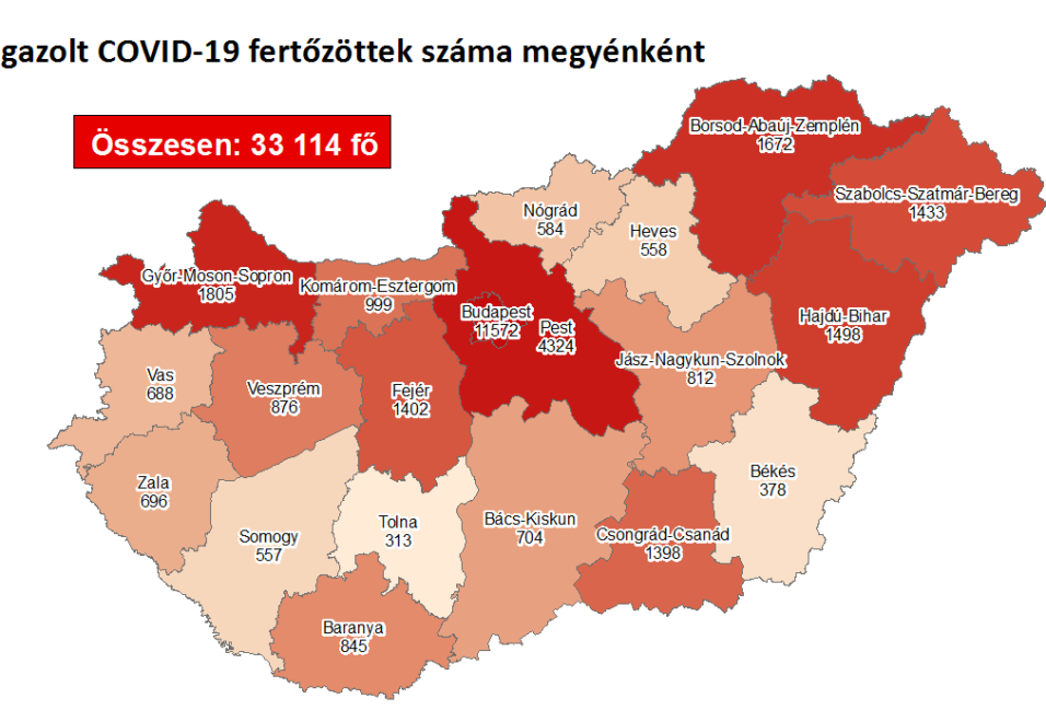 Már 1398-an betegedtek meg Csongrád-Csanádban