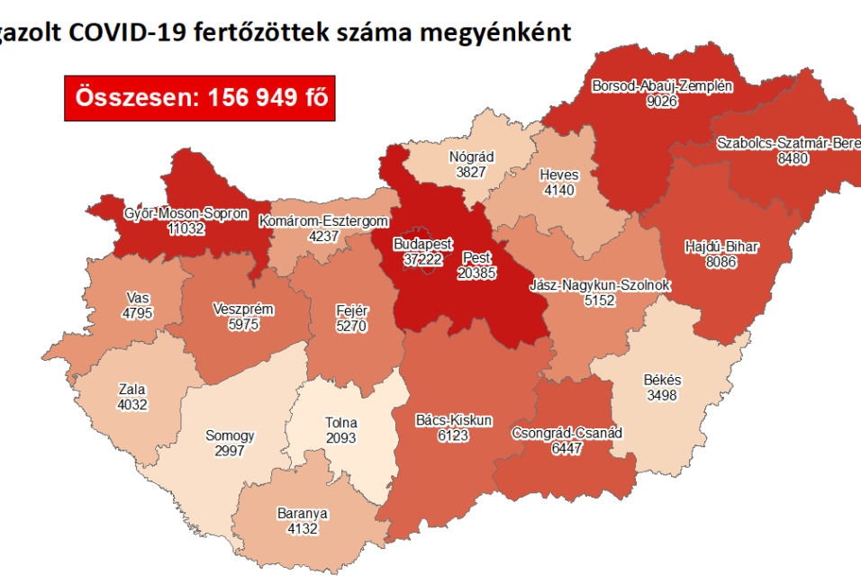 181 új fertőzött Csongrád-Csanádban