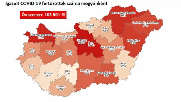 229 új fertőzött a megyében