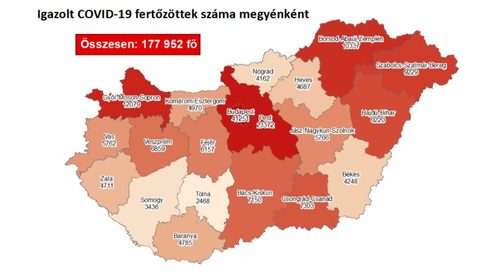 80 új beteg Csongrád-Csanádban