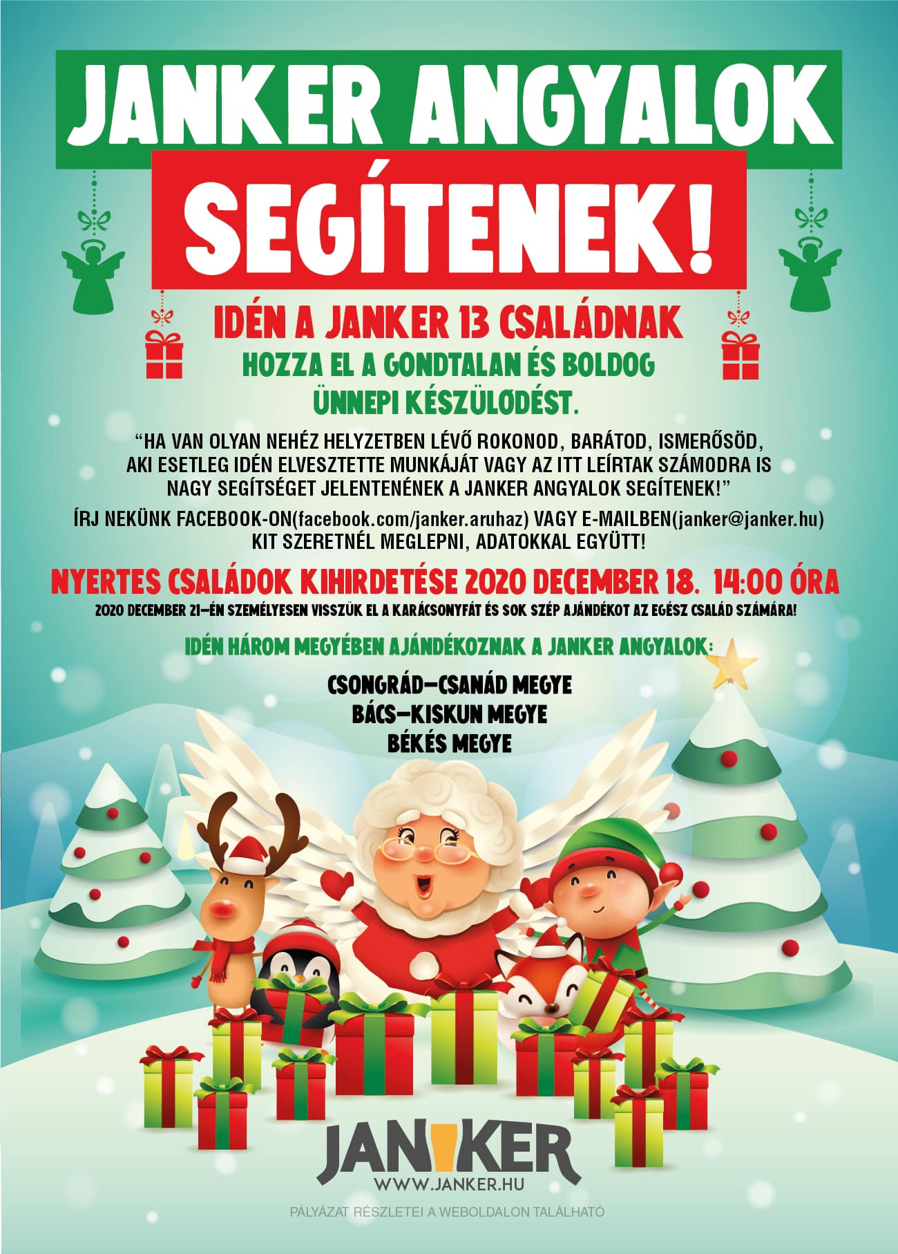 JANKER angyalok segítenek a rászorulókon