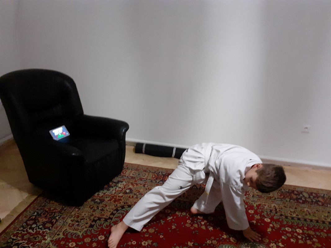 Nemzetközi, online taekwondo szemináriumon vett részt a Máté Taekwondo 8