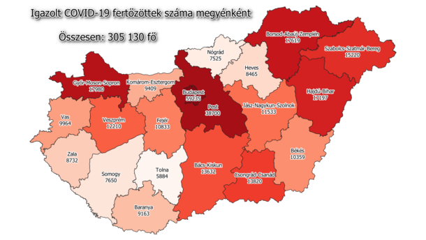 134 új beteg Csongrád-Csanádban