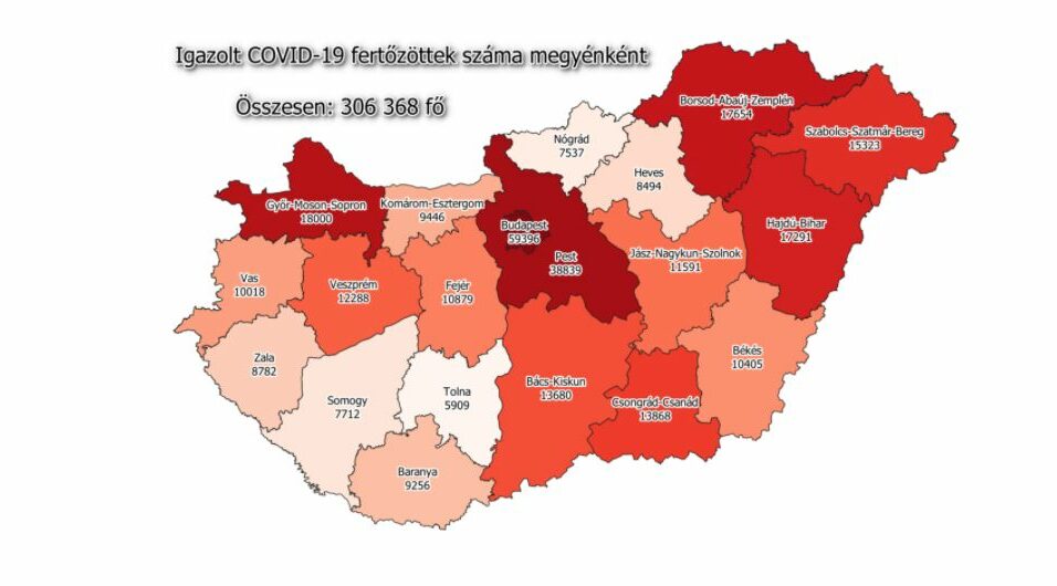 48 új fertőzött a megyében