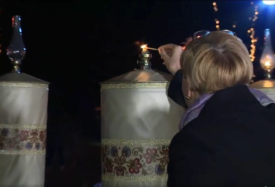 Bálint Gabriella gyújtotta meg a negyedik gyertyát
