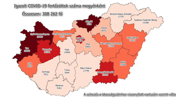 Kevesebb mint 100 új beteg Csongrád-Csanádban