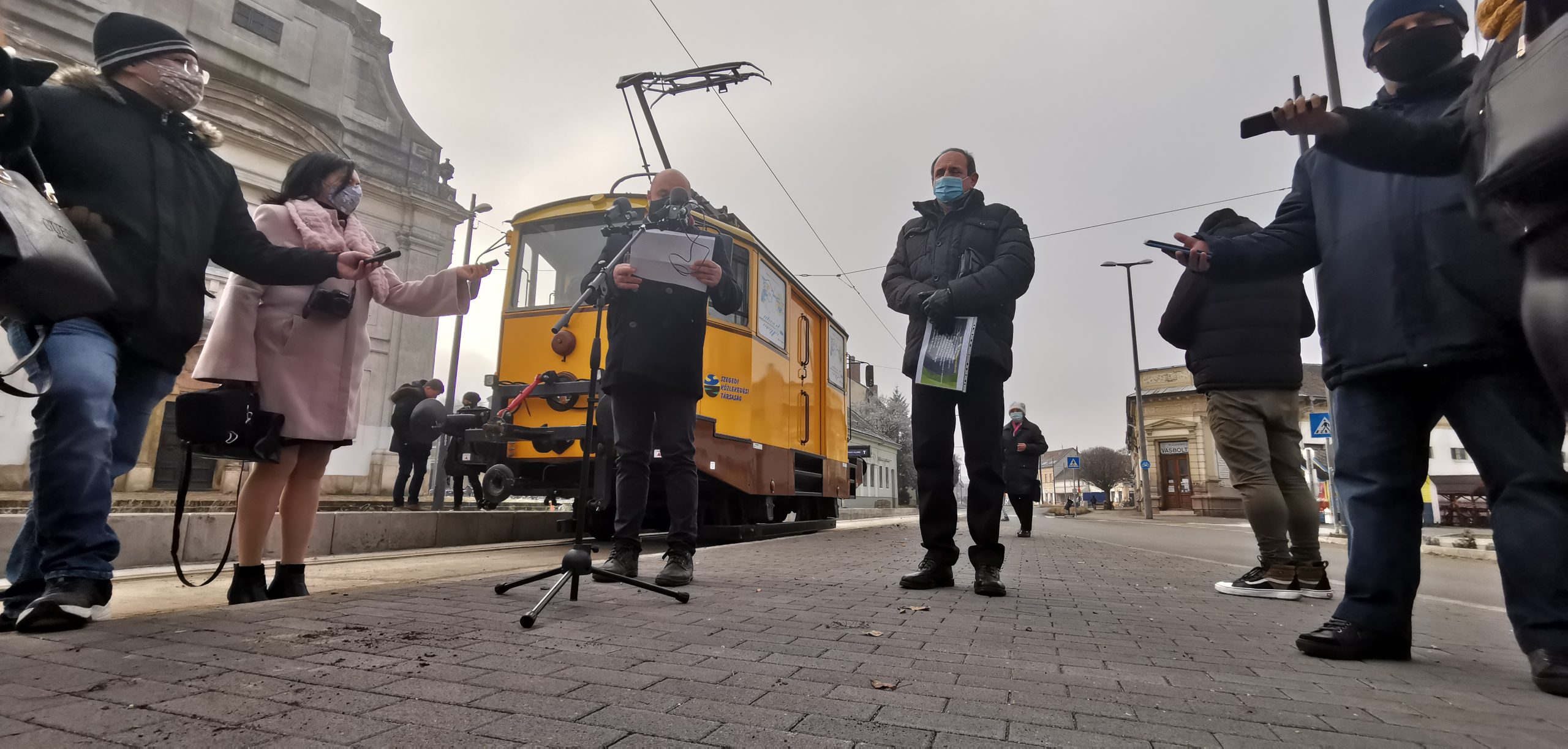 Péntekig rója a köröket a próbavillamos Vásárhelyen 1