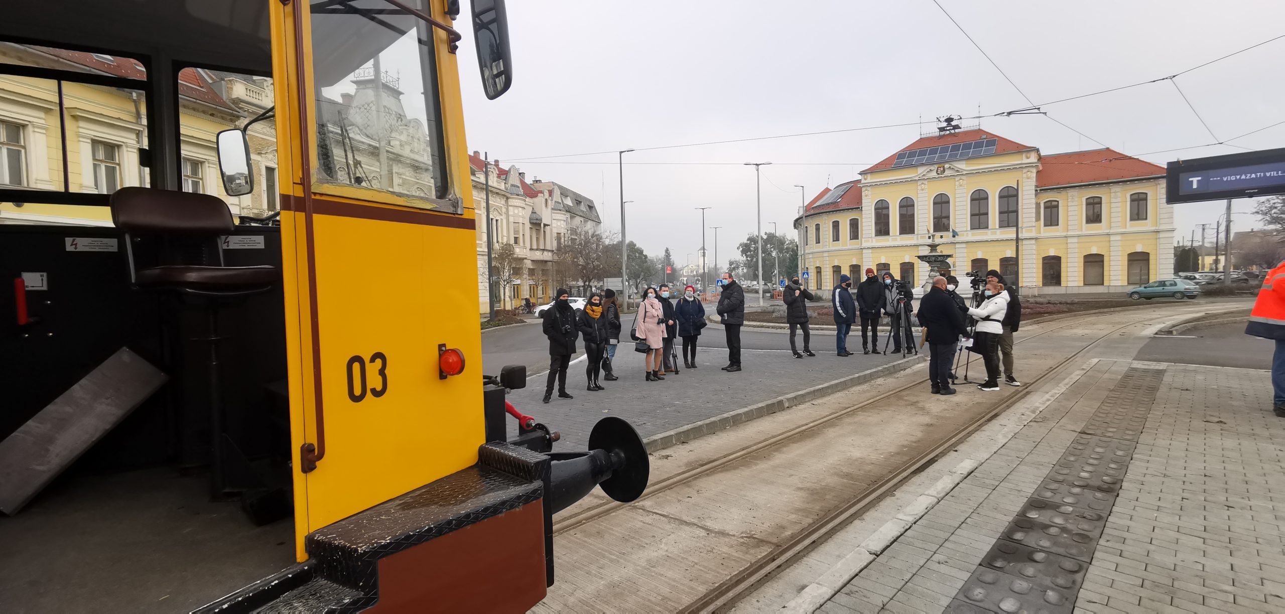 Péntekig rója a köröket a próbavillamos Vásárhelyen 3