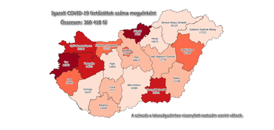 33 új koronavírusos a megyében 1