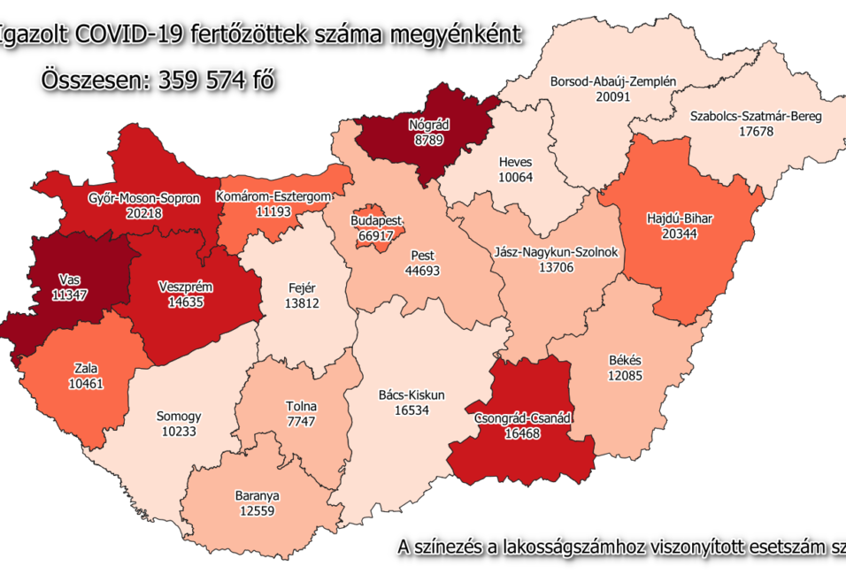 55 új beteg Csongrád-Csanádban