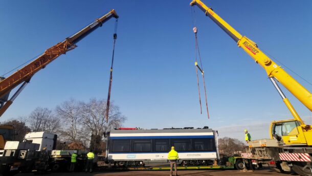 Már Szentesen van az első tram-train szerelvény