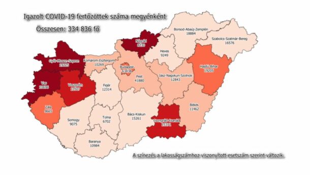 Száz felett a megyei betegek száma