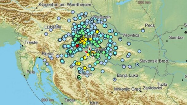 Újabb horvátországi földrengés volt érzékelhető Magyarországon