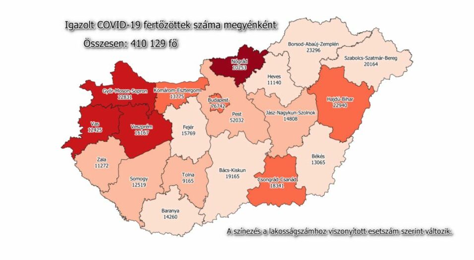 69 új megyei beteg 1