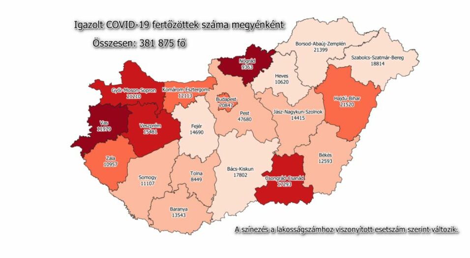89 új beteget regisztráltak megyénkben