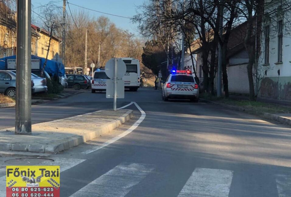 Baleset a buszpályaudvarnál!