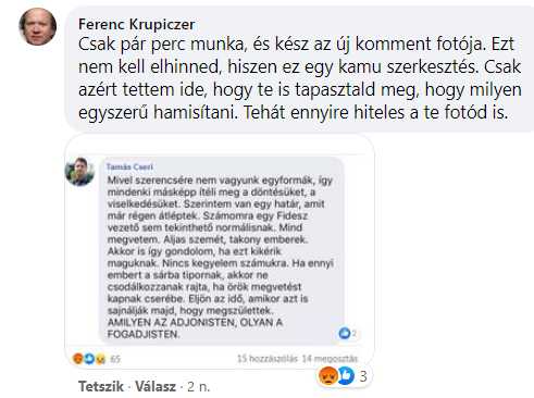 Krupiczer Ferenc tovább tolja a fröcsögő gyűlöletkeltést 7