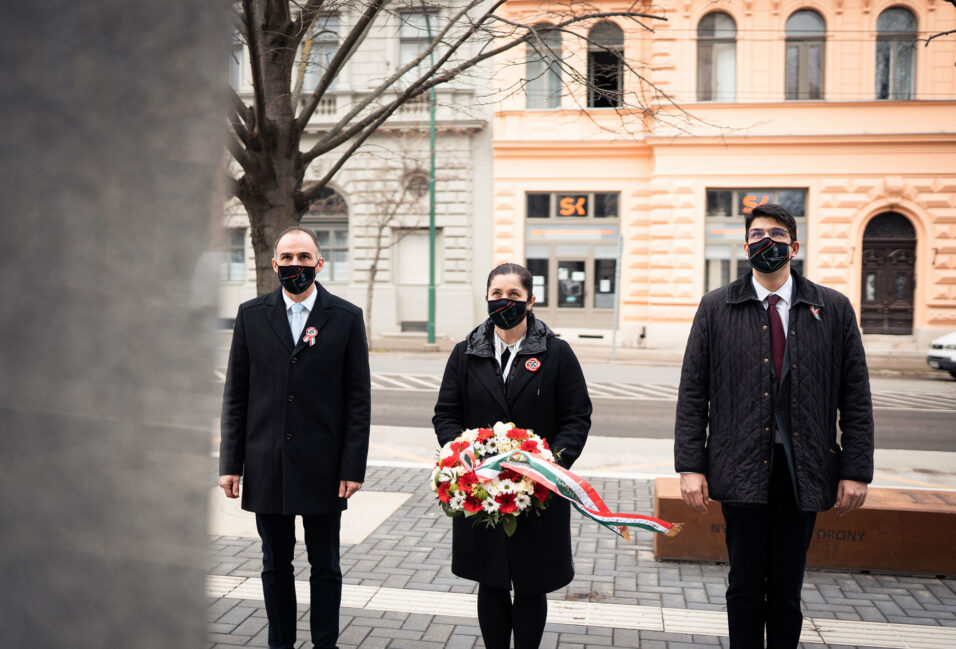 A kormányhivatal vezetői is megemlékeztek