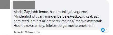 „Bunkó vagy, Bugsy!” – a kommentszekció is alaposan kiosztotta Márki-Zayt 10