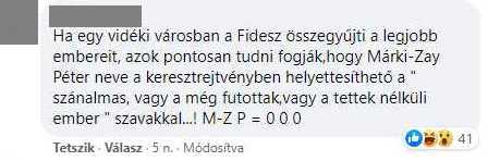 „Bunkó vagy, Bugsy!” – a kommentszekció is alaposan kiosztotta Márki-Zayt 6