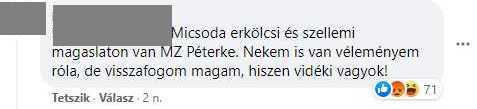 „Bunkó vagy, Bugsy!” – a kommentszekció is alaposan kiosztotta Márki-Zayt 7