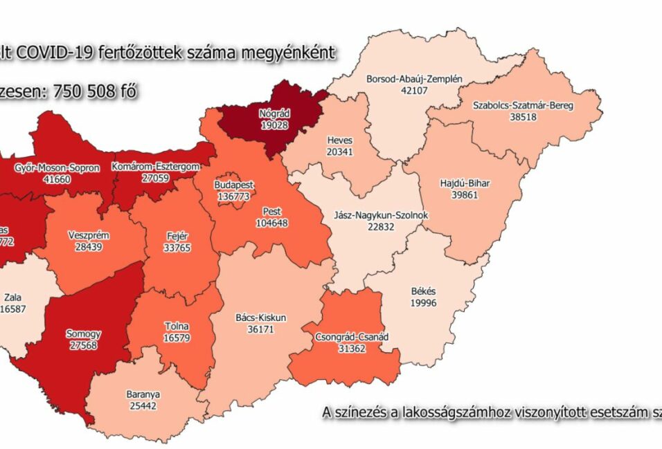 121 új beteg a megyében