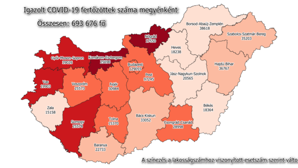 58 új beteg Csongrád-Csanádban