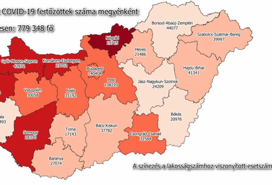 87 új beteg a megyében