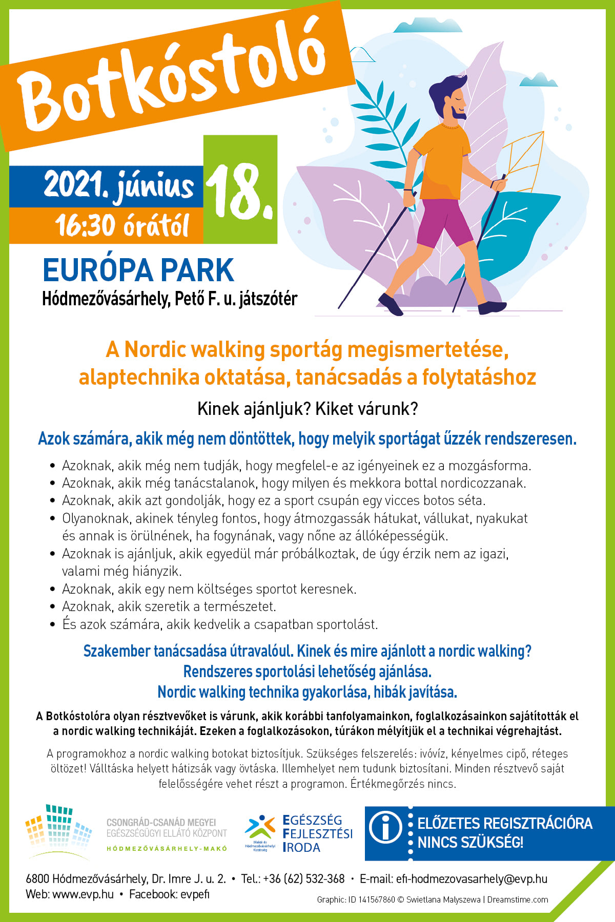 Botkóstoló Makón - nordic walking kezdőknek és haladóknak 1