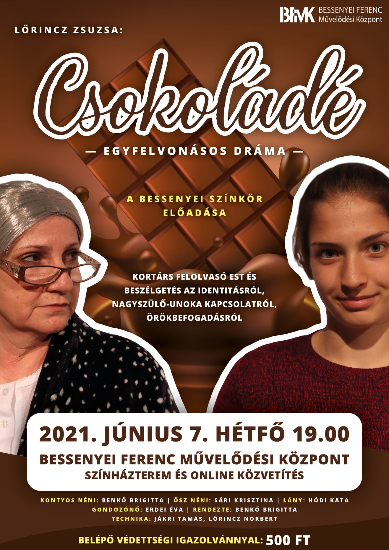 Csokoládéval várja közönségét a Bessenyi Színkör