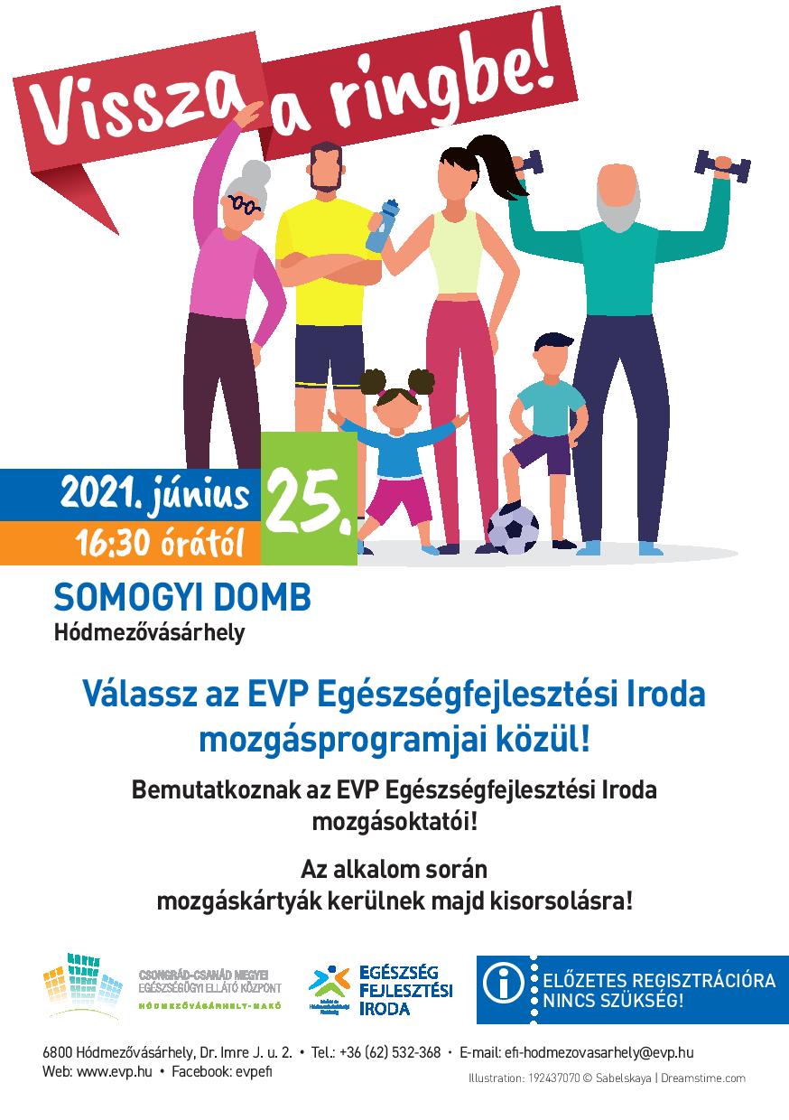 Vissza a ringbe! - Bemutatkoznak az EVP és a Makói Egészségfejlesztési Iroda mozgásoktatói